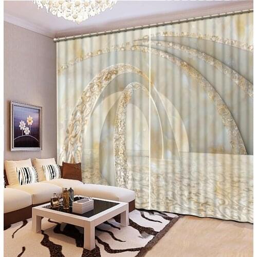 Window Blackout Luxury 3D Curtains For Bed room Living room Office Hotel Home Wall Decor stereo stripes curtain