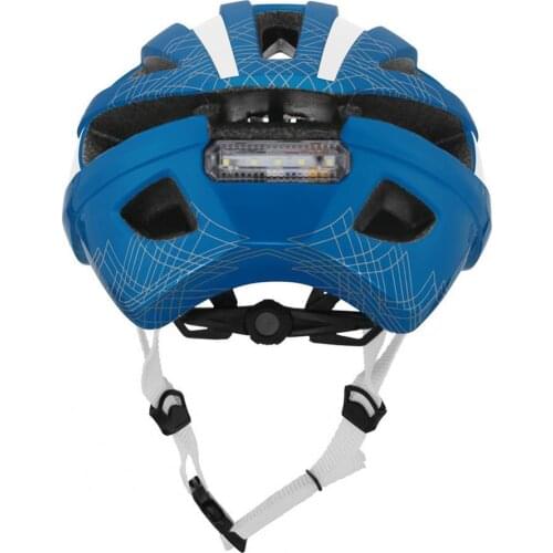 Riding Helmet Road Mountain Bicycle In-Mold USB Charge Racing Helmet with Warning Tail Light (Included Tail Light)