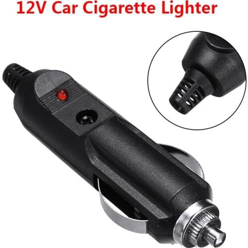 Male Cigarette Lighter Socket Converter Plug plastic and metal 1PC 12V Male Car Cigarette Lighter Socket Plug Connector Adaptor