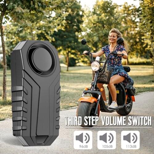 Brandnew Universal Waterproof Bike Alarm Vibration Security Alarm With Remote Control Bike Supplies For Motorcycle Electric Bike