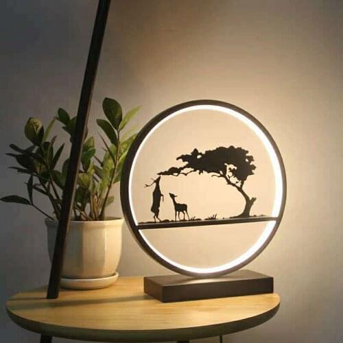 Nordic eye protection bedside lamp led desk lamp simple creative childrens room deer led lamp simple creative lamp