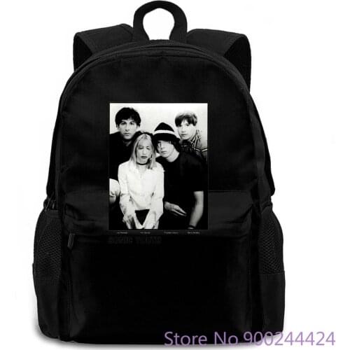 SONIC YOUTH KIM GORDON CICCONE YOUTH UNISEX WHITE Printed women men backpack laptop travel school adult student