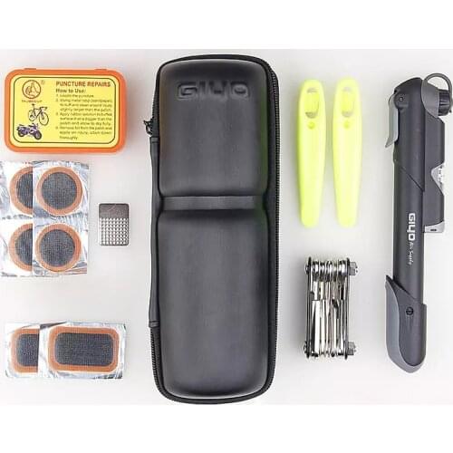 GIYO Bicycle Repair Kits Bag Portable Cycling Bicicle Repair Tools Kits Tire Repair Kits Multifunction Tools Bicycle Bike Tools