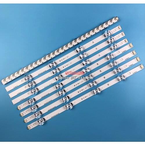 10sets 830mm LED Backlight 8 Lamp strip For LG 40"TV 40LF630V SVL400 HC400DUN-VCKN1-211X VCKN5-214X 40LH5300 DRT4.0 6916L-0885A