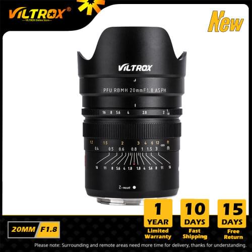 VILTROX 20mm F/1.8 Manual focus Full Frame Lens Wide Angle Prime Lens for Lens Camera Sony E Mount A9 A7M3 A7RIV A7III A7S A6500