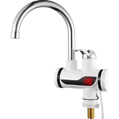 Water Heater 220V Kitchen Faucet EU Plug Instant Water Heater 3000W Digital Display For Country House