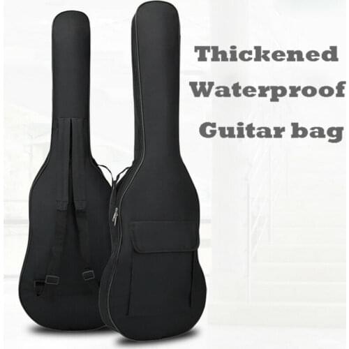 Local stock Double Straps Padded Waterproof Electric Bass Guitar Bag Soft Case Gig Bag