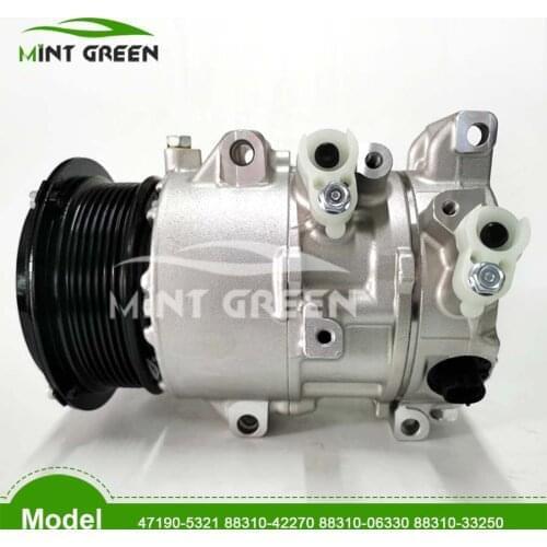 6SEU16C air compressor ac For Toyota Camry RAV4 2.4L 2006-2009 12V 88310-06240 88310-33250 88310-42270 447260-1201 447260-1202