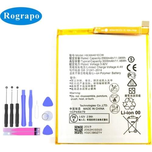 3000mAh Replacement Battery For Huawei P9 Lite 2017 (2017) PRA-LX3 Bateria Batterie Batterieij Cellphone Mobile Phone