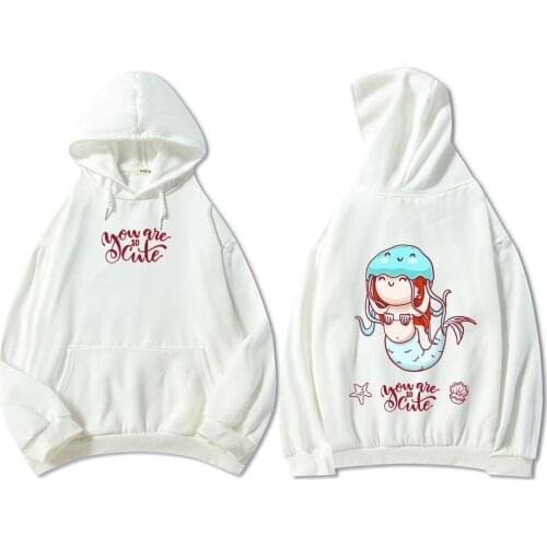 Winter Autumn Pullover Sweatshirts Womens Hoodies Cartoon Streetwear Hoodie Oversized Kpop Clothes for Women Plus Size Jumper