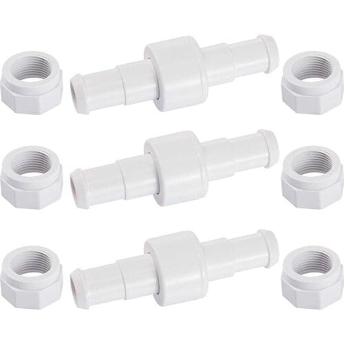3 Pack Pool Cleaner Hose Swivel Nut Kits-3Pcs Hose Ball Bearing Swivel D20 Replacements for Polaris 180 280 380 D20 D-20