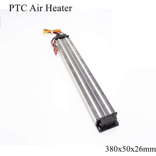 380x50x26mm 220V 2000W PTC Heater Ceramic Thermistor Air Heating Mini Outdoor Heaters Induction Aquarium Water Car Film Plate