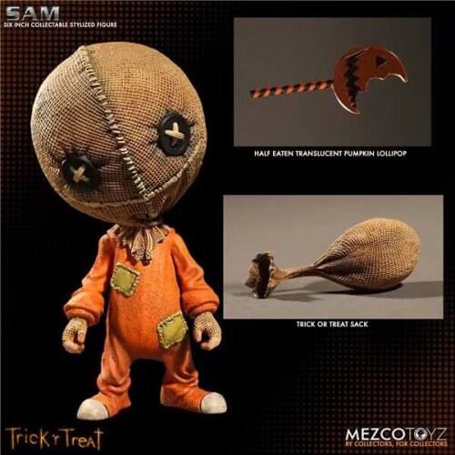 6 inch Sam Trick or treat Nightmare on Elm Street Sam Jason doll model toy Mezco Ant Action FS139