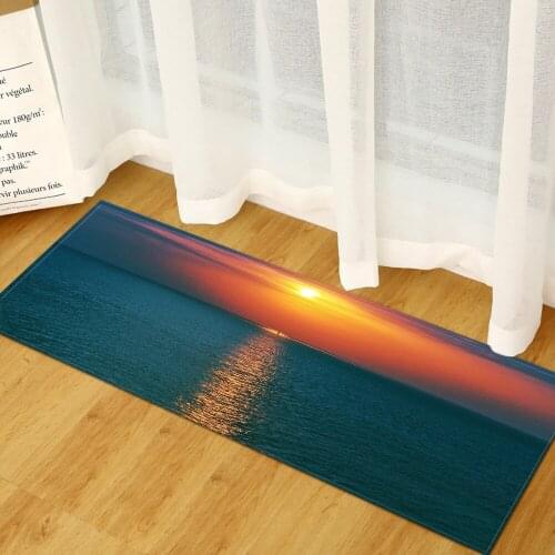 Water Absorbent Mats Non Slip Rug Modern Scenic Printed Welcome Rug Indoor Doormat Washable Kitchen Carpet Bedroom Floor Mat