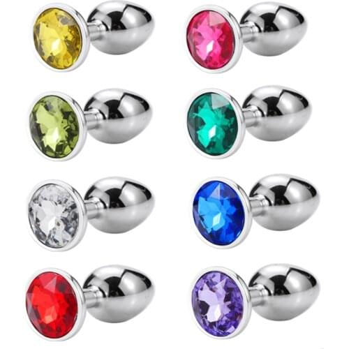 Anal Plugs Adult Smooth Metal Dildo Butt Plug Tail Jewelry Sex Toys For Couple Private Good Men Women Trainer Sex Products Shop