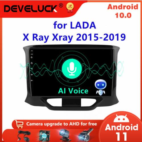 Android 10 AI Voice Car Radio for LADA X Ray Xray 2015 - 2019 Multimedia Video Player 2Din WiFi Navigation GPS Autoradio MP5 DVD