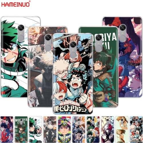 HAMEINUO My Hero Academia Cover phone Case for Xiaomi redmi 5 4 1 1s 2 3 3s pro PLUS redmi note 4 4X 4A 5A
