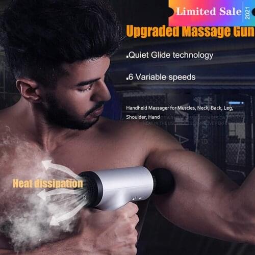 Electric Muscle Massage Gun Herapy Massage Guns 40 Speeds Muscle Massager Sport Massage Machine Relax Pain Body Slimming Relief
