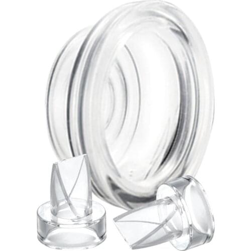 Breast Milk Collector Duckbill Valves Silicone Diaphragm for Wearable Breast Pump Spare Parts Replacement Breastpump Accessories