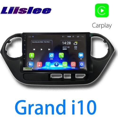 LiisLee Car Multimedia Android GPS Audio Radio Stereo For Hyundai Grand i10 i10X IA BA 2013~2019 Original Style Navigation NAVI
