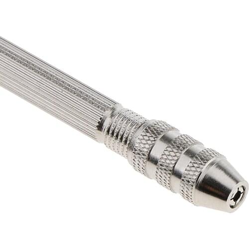 Metal Pin Tong Vise 2 Collets 4 Mouths Jewelry Drill Bit for Watchmaker