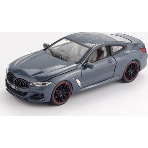 1:24 high simulation alloy M8 super sports car model with resounding sound and light can open the door boy toy ornaments
