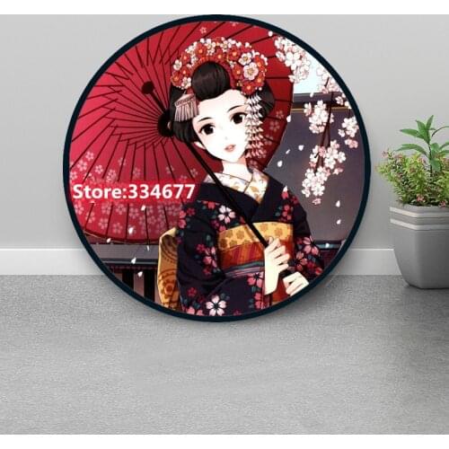 Umbrella Japanese lady Sewing kit Top Quality Embroidery Needlework 14CT Unprinted Art Cross Stitch Kit DIY Handmade Home Decor