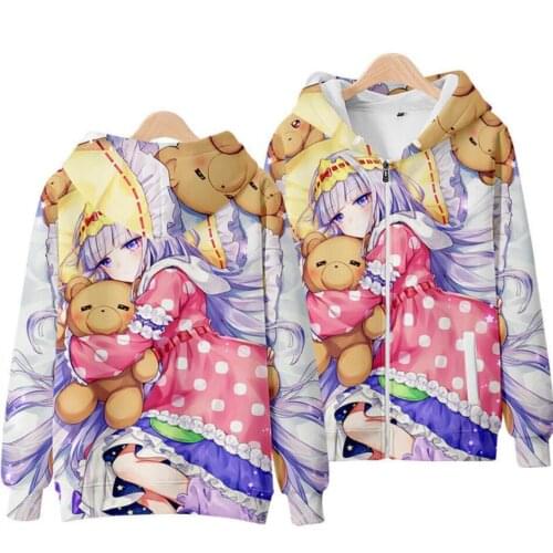 New Anime Maoujou de Oyasumi Hoodie Clothing Sleepy Princess in the Demon Castle Men Women Coat Jacket Cosplay Sweatshirts