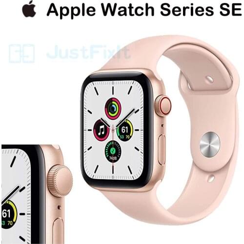 APPLE New Apple Watch Series SE GPS + Cellular 40MM/44MM SMART WATCH IWatch Aluminum Case Sport Band