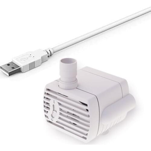 Ultra Quiet Water Pump For Pet Water Fountains USB Submersible Water Pump DC5V-ABUX