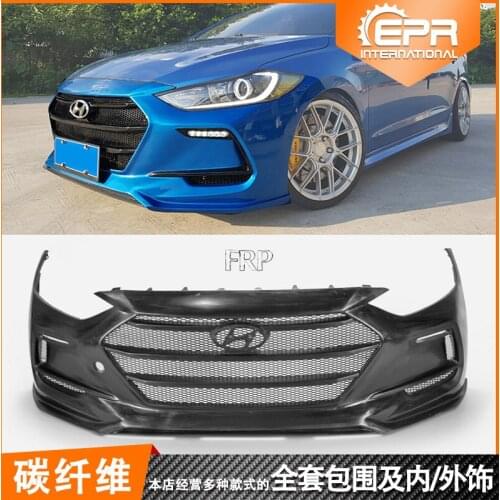Suit For Years 16 Later, Hyundai Led Ad Model Was Refitted Into Epa Style Front Bumper with Carbon Fiber Appearance Replacement