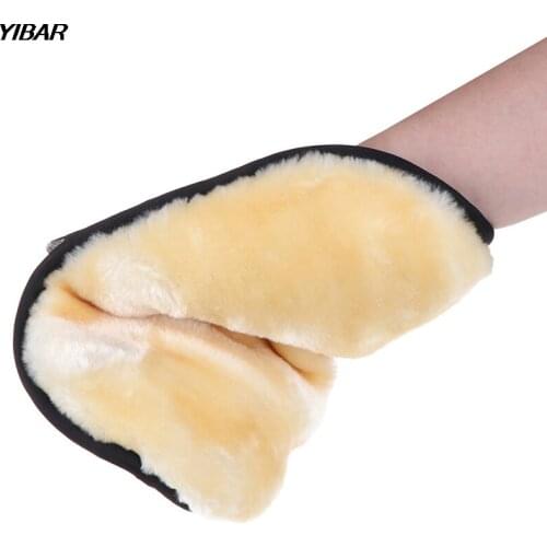 1Pcs Waterproof Household Gloves Household Cloth Gloves Glass Dust Coral Fleece Velvet Car Cleaning Sponge Wash Gloves
