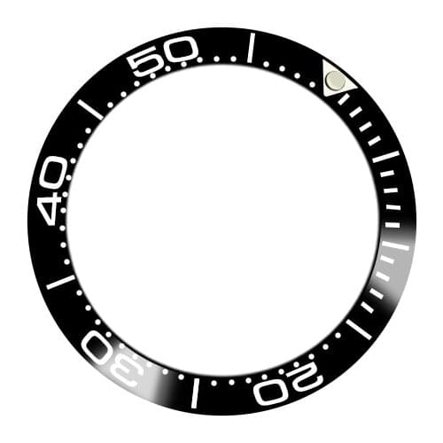 Watch repair tool parts 38mm ceramic bezel rotation for 40mm spare parts automatic table Q7