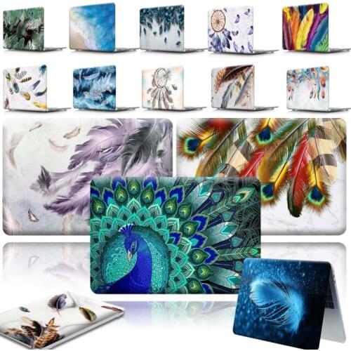 For Apple MacBook Air Pro Retina 11 12 13 15&New Air 13/Pro 13 15 16 with Touch Bar- Feather Hard Shell Laptop cover case