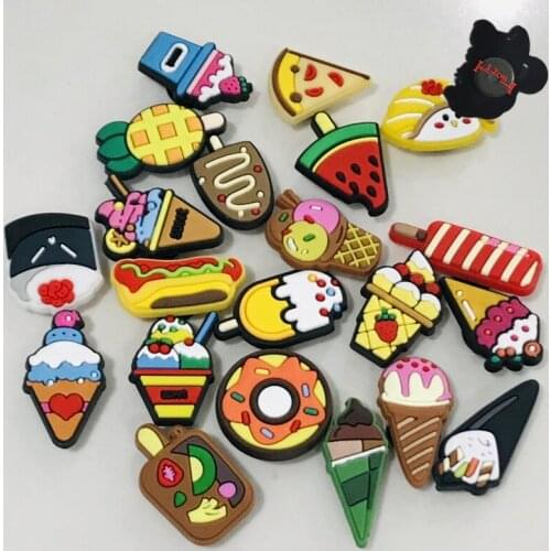 1 PCS PVC Cute Cartoon Food Fridge Magnetic Sticker Ice Cream Sushi Hot Dog Donut Refrigerator Magnets Kids Gifts Office Supply