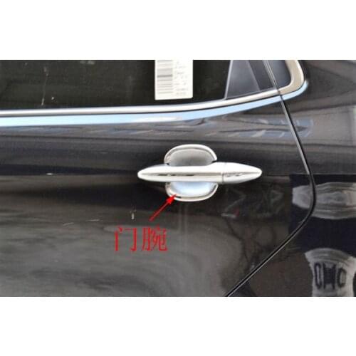 For Kia Rio K2 2011 2012 door handle bowl cover ABS Chrome 4pcs car accessories