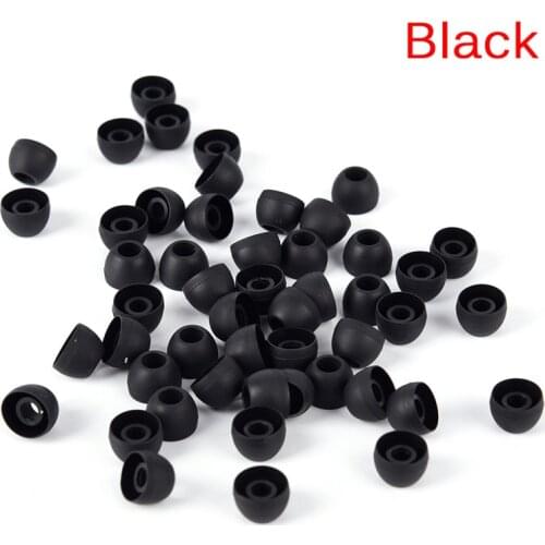 50pcs/lot Soft Silicon Ear Tip Cover Replacement Earbud Covers For HTC In-Ear Headphones Earphones Accessories