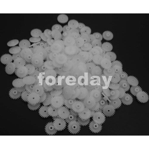 50PCS X 0.5M 24T 2A 1.95MM 24 Teeth Plastic Spur Gear 0.5 Modulus T=24 Aperture: 2mm DIY Model Accessories 24T 50PCS/LOT *FD226