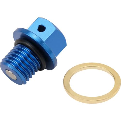 CNC Magnetic Engine Oil Drain Plug Bolt For Husqvarna TC TE FC FE 125 250 125 200 300 450 501 2014-2019 TX FX125-450 2017-2019