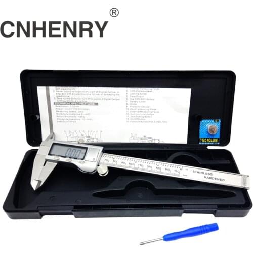 Digital Caliper 0-150MM 6 Inch Stainless Steel Caliper Metal Case Digital Messschieber Digital Vernier Caliper With Plastic Case
