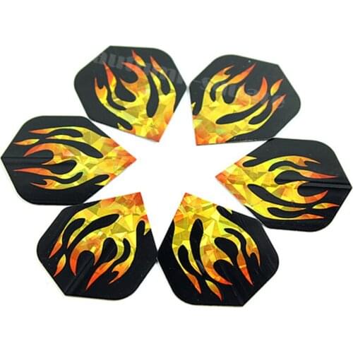 10pcs Professional 2D Bling Dart Flights Laser Tail Flight Harrows Throwing Toy Drop Shipping