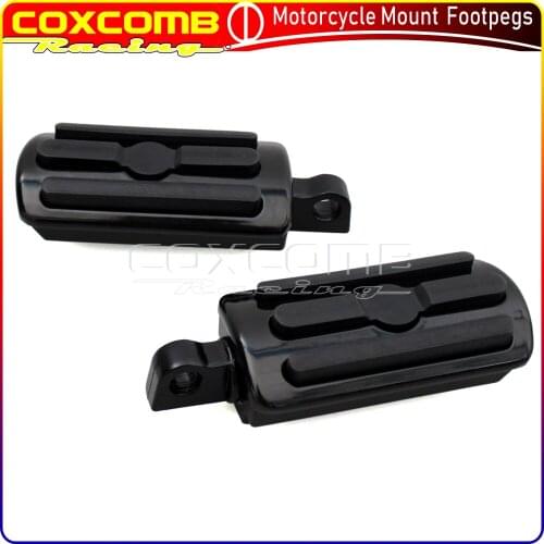 For Harley Softail Dyna Touring Road King 1984-2017 Motorcycle 10mm Male Foot Pegs Universal Rear Footpeg Rubber Footrest
