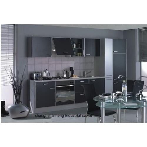 Melamine/mfc kitchen cabinets(LH-ME038)