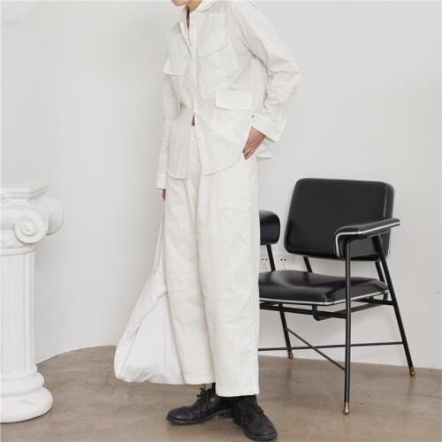 M-6XL! Big yards mens clothing 2021New versatile splicing multi pocket short shirt original design of mens clothing