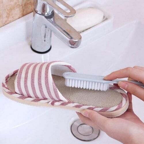 Small Plastic Brush Simple Soft Coat Laundry Cleaner Brushes Washing Toilet Pot Dishes Home Household Cleaning Tools