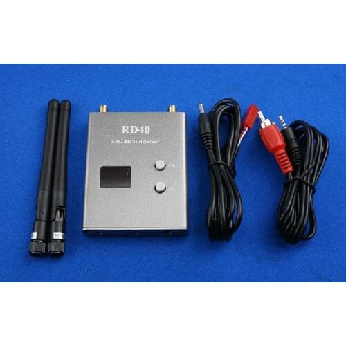 2015 new 5.8G 40 Channel FPV Transmission Receiver RD40 w/ Dual Antenna for RC Multicopter