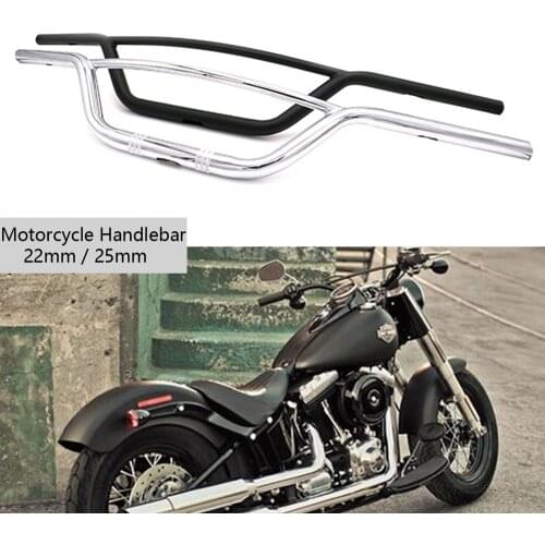 22mm 25mm Motorcycle Handlebar Retro Bike Scooter Handle Bars for Cafe Racer Chopper Bobber XL883 XL1200 Z1000 Steering Wheel