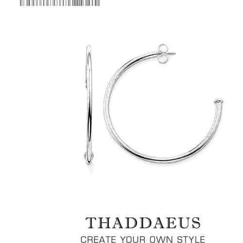 Hinged Hoops Earrings,Gold,925 Sterling Silver,Rose Gold Color Color,Europe Style Karma Diy Bead For Women, Gift In Silver