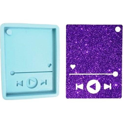 Key chain Silicone Mould Crafts Mold Epoxy Resin Super Glossy DIY Polymer Clay