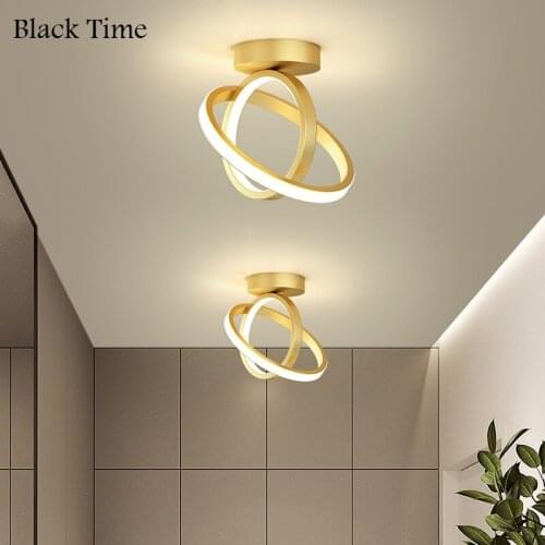 Modern LED Chandeliers Indoor Black Gold Chandelier Lamp for Living Room Bedroom Dining Room Kitchen Light Home Lighting Lustres